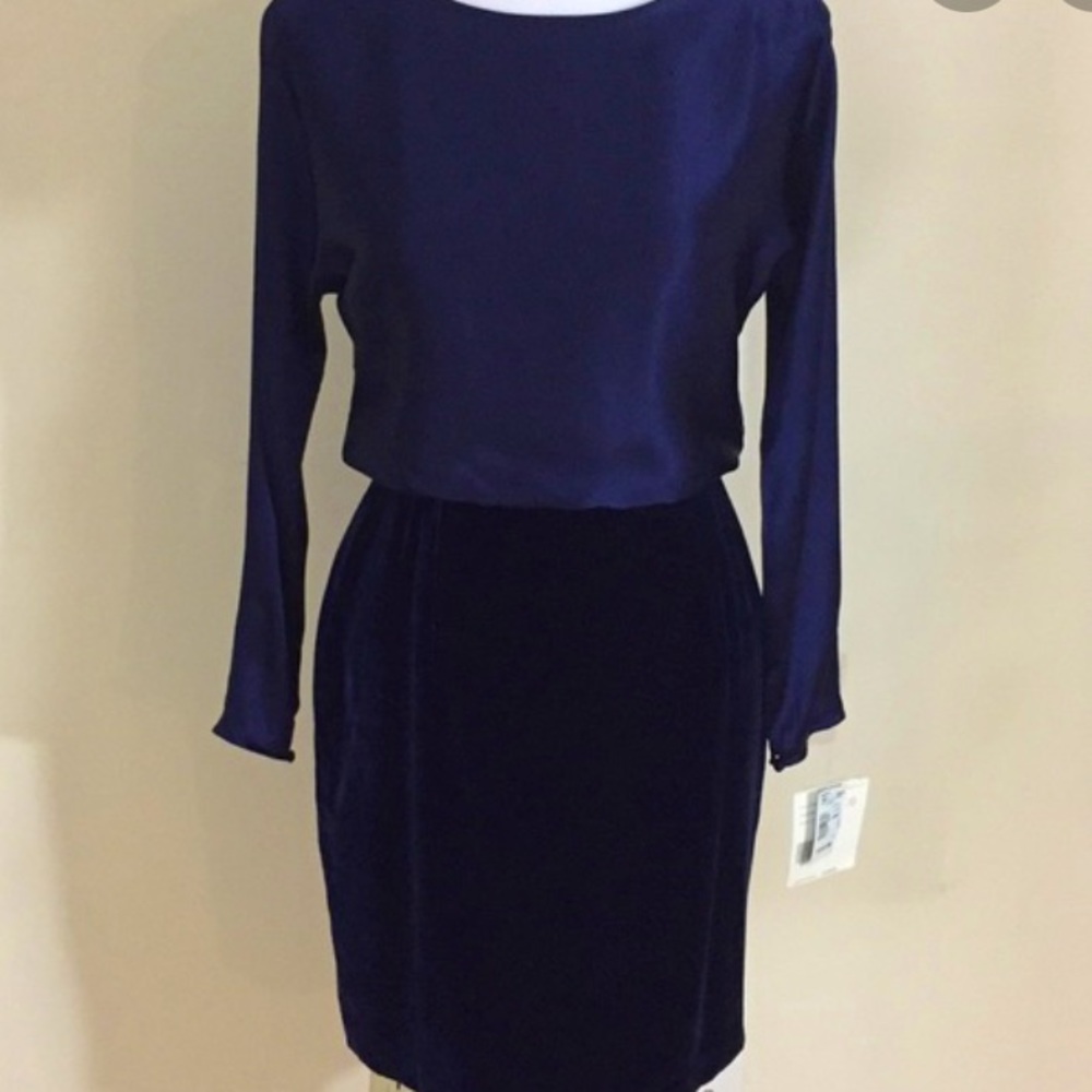 Liz Claiborne City Chic Silk Velvet Dress